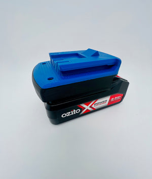 Ozito 18v battery adaptor to Bosch Blue 18v tools