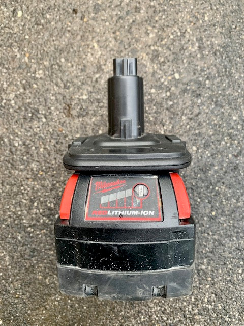 Milwaukee 18v slide on to Dewalt post style battery convertor, adaptor, LXT to XRP range