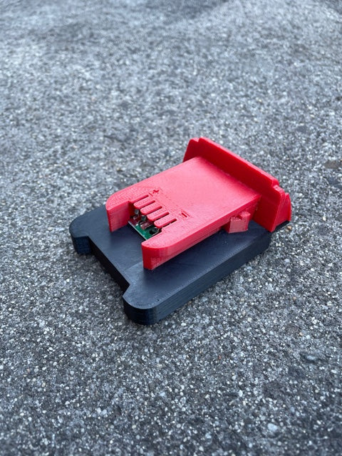 ozito 18v battery adaptor to Milwaukee tools