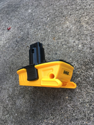 Dewalt 18v slide on to post style battery convertor, adaptor, XR to XRP range